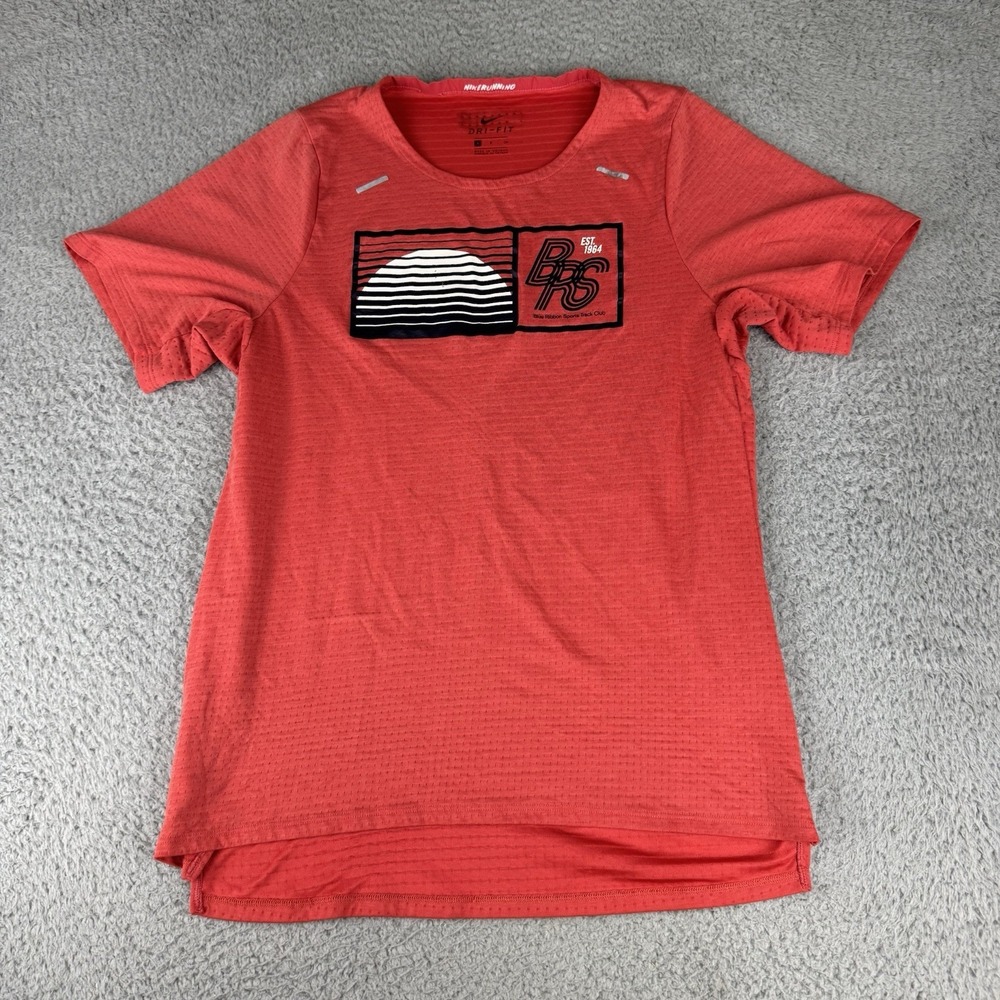 Nike Rise 365‎ Blue Ribbon Sports BRS Running T Shirt Size Small Dri fit